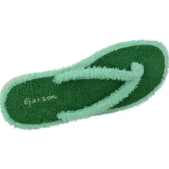 Garzon Chinelas|Zapatilla De Bano Combinada En Rizo De Algodon Y Piso Microporoso Aligerado