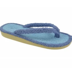 Garzon Chinelas|Zapatilla De Bano Combinada En Rizo De Algodon Y Piso Microporoso Aligerado