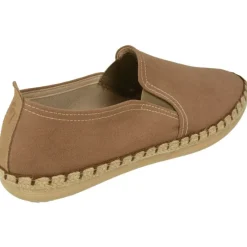 Garzon Zapatillas De Calle|Zapatilla Mocasin De En Tejido Antelina Con Forro De Lona Y Corte Cosido A Piso De Caucho Con Elasticos En Pala