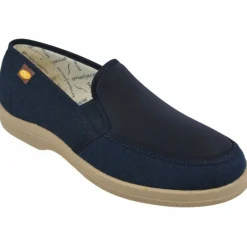 Doctor Cutillas Zapatillas De Calle|Zapatilla Mocasin De Lona Y Fibra Lycra® Extra Ancha
