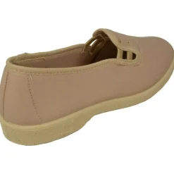 Doctor Cutillas Zapatillas De Casa|Zapatilla Mocasin Del En Lona Elasticas Con Piso Esponja Y Horma De Ancho Especial 12 Beige