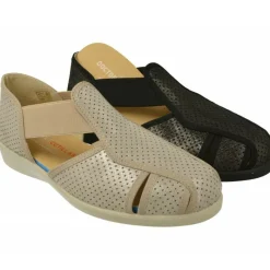 Doctor Cutillas Zapatillas De Calle|Zapatilla Mocasin Del En Tejido Brillos Picado Con Goma Elastica Ajustable Y Costados Abiertos. Piso De Caucho