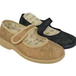 Garzon Zapatillas De Calle|Zapatilla Pulsera Con Tira Velcro De De Lona Esterilla Acolchada Con Forro Antialergico Aloe Vera Y Piso De Caucho.