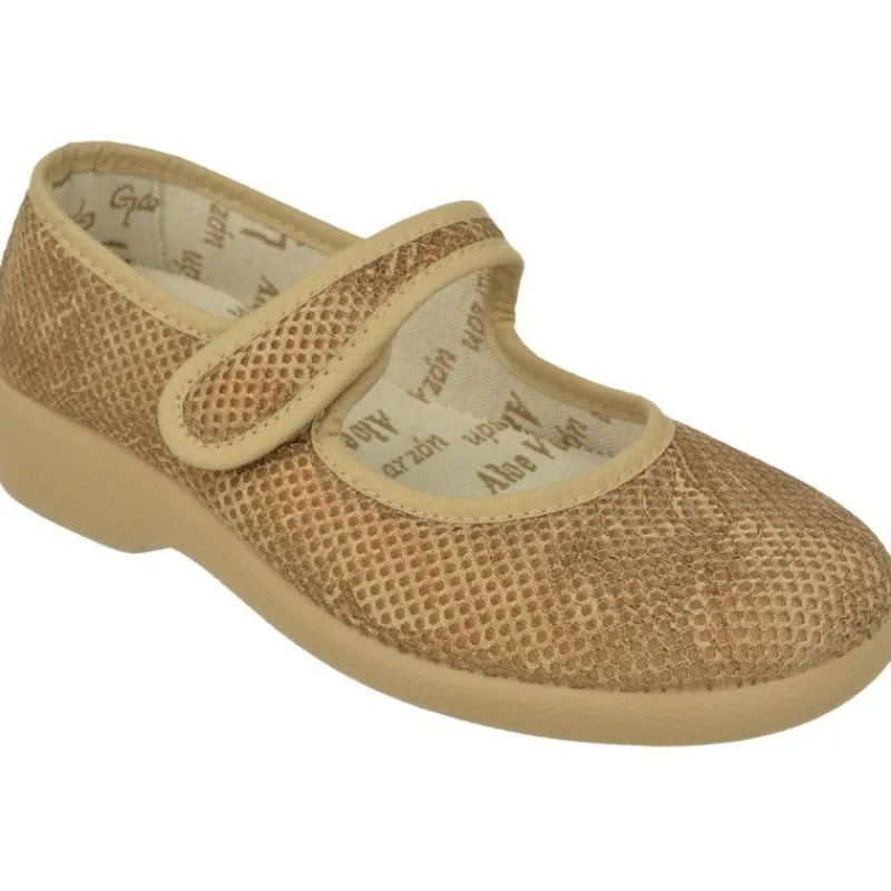 Garzon Zapatillas De Calle|Zapatilla Pulsera Con Tira Velcro De De Lona Esterilla Acolchada Con Forro Antialergico Aloe Vera Y Piso De Caucho.