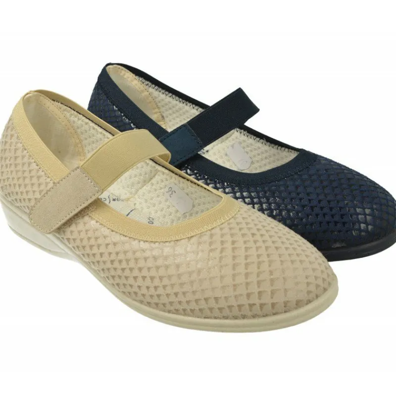 Doctor Cutillas Zapatillas De Casa|Zapatilla Pulsera Del En Tejido Elastico Grabado, Piso De Goma Y Ajuste Con Tira De Velcro Al Empeine