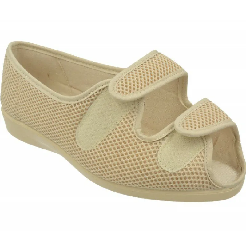 Doctor Cutillas Zapatillas De Calle|Zapatilla Puntera Abierta Con Doble Velcro En Pala Especial Pies Sensibles Y Extra Anchos Del