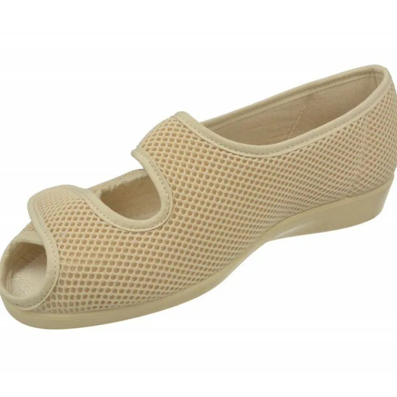 Doctor Cutillas Zapatillas De Calle|Zapatilla Puntera Abierta Con Doble Velcro En Pala Especial Pies Sensibles Y Extra Anchos Del