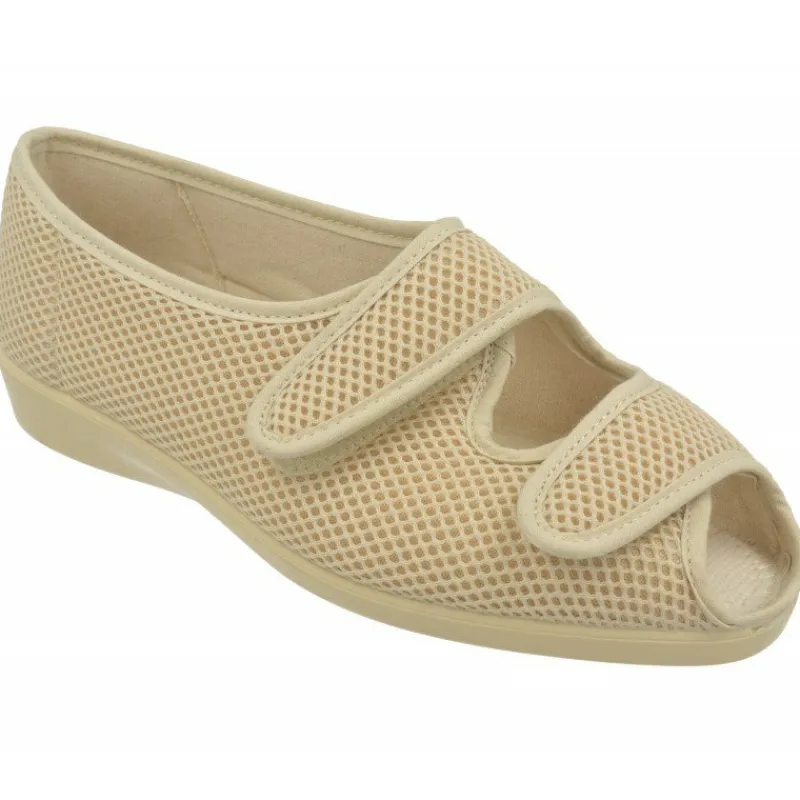 Doctor Cutillas Zapatillas De Calle|Zapatilla Puntera Abierta Con Doble Velcro En Pala Especial Pies Sensibles Y Extra Anchos Del