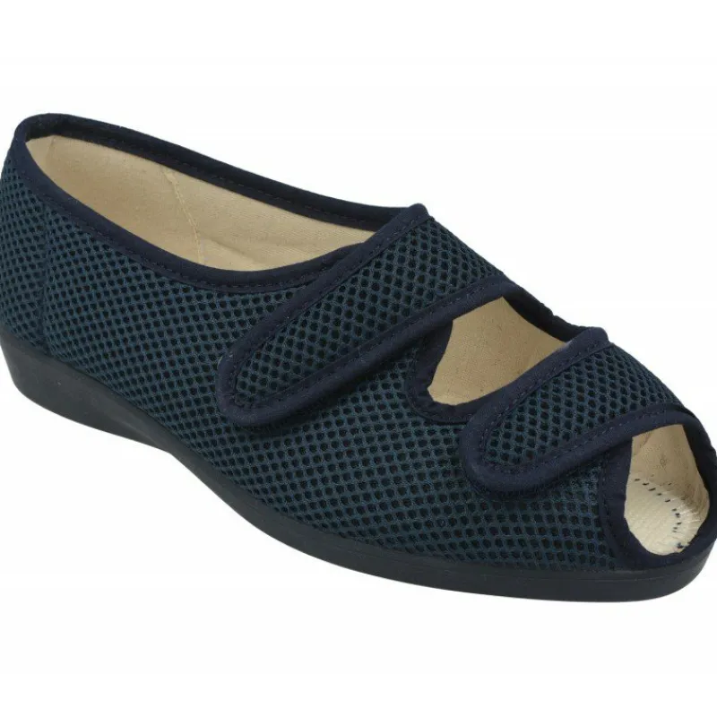 Doctor Cutillas Zapatillas De Calle|Zapatilla Puntera Abierta Con Doble Velcro En Pala Especial Pies Sensibles Y Extra Anchos Del