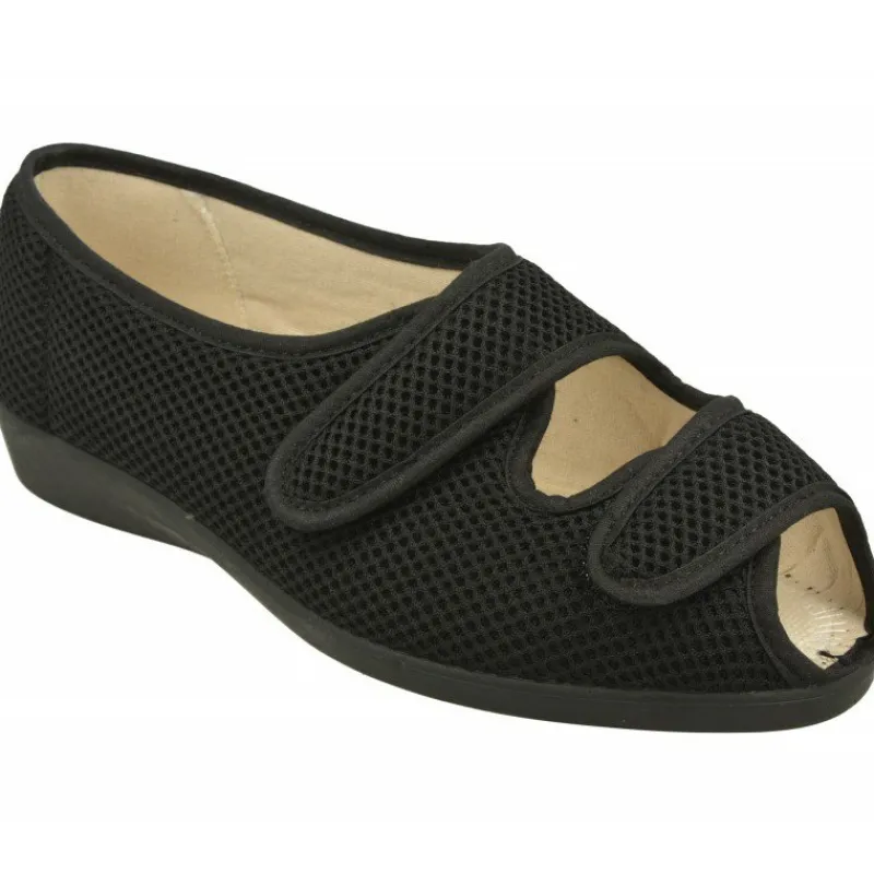 Doctor Cutillas Zapatillas De Calle|Zapatilla Puntera Abierta Con Doble Velcro En Pala Especial Pies Sensibles Y Extra Anchos Del