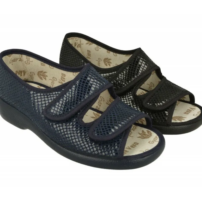 Garzon Zapatillas De Calle|Zapatilla Puntera Abierta De En Lona Grabada Y Forro Lona Aloe Vera Con Piso De Caucho