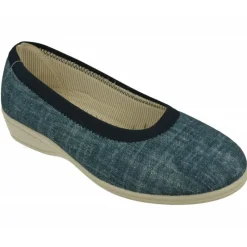 Doctor Cutillas Zapatillas De Casa|Zapatilla Salon Del En Lona Estampada Con Elastico Al Hueco Ajustable Y Piso De Caucho