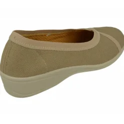 Doctor Cutillas Zapatillas De Casa|Zapatilla Salon Del De Lona Elastica Y Planta De Latex Con Piso De Caucho Y Horma De Ancho Especial