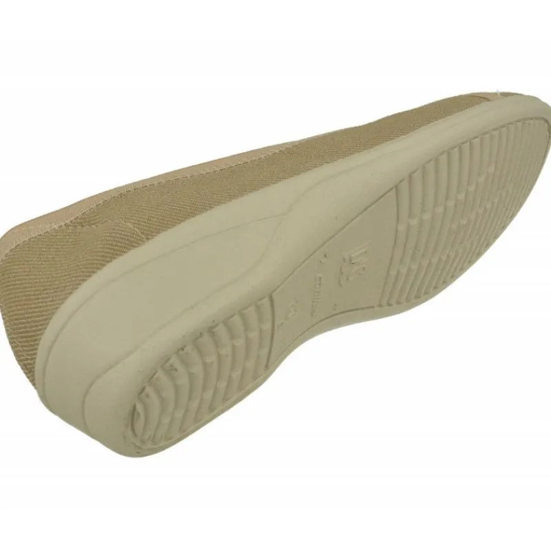 Doctor Cutillas Zapatillas De Casa|Zapatilla Salon Del De Lona Elastica Y Planta De Latex Con Piso De Caucho Y Horma De Ancho Especial