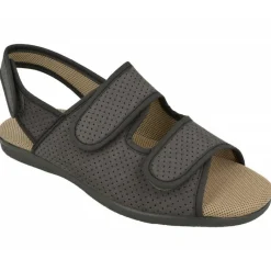 Garzon Zapatillas De Calle|Zapatilla Sandalia De Con Triple Velcro Ajustable En Tejido Bamara Picado Con Piso De Caucho Y Horma De Ancho Especial.