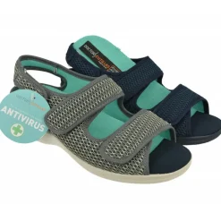 Doctor Cutillas Zapatillas De Calle|Zapatilla Sandalia Del En Tejido Lona Elastico Con Forro Antialegico, Planta Extraible Y Piso De Caucho