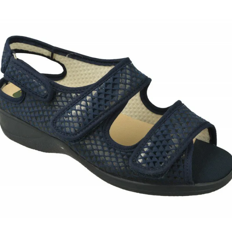 Doctor Cutillas Zapatillas De Calle|Zapatilla Sandalia Del Con Triple Velcro Ajustable En Tejido Elastico Grabada, Planta Movible Y Piso De Caucho