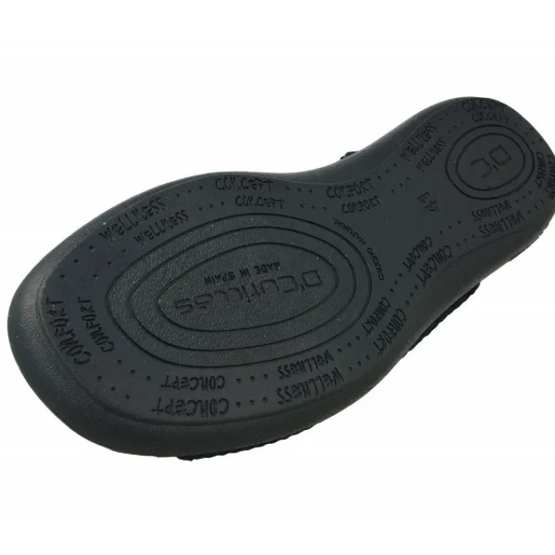 Doctor Cutillas Zapatillas De Calle|Zapatilla Sandalia Del Con Doble Velcro Ajustable En Tejido Acolchado Adaptable, Piso De Caucho Y Ancho Especial