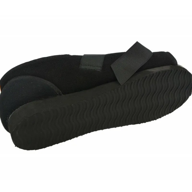 Calzamedi Zapatillas De Calle|Zapatilla Velcro De Pie De Pato Postoperatorio. Negro