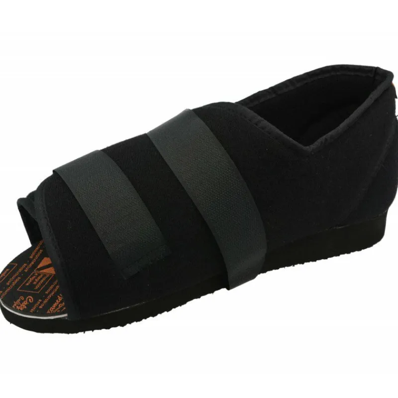 Calzamedi Zapatillas De Calle|Zapatilla Velcro De Pie De Pato Postoperatorio. Negro