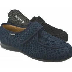 Calzamedi Zapatillas De Lona|Zapatilla Velcro De Con Piso De Caucho En Tejido Elastico Especial Pies Diabeticos Ancho 15