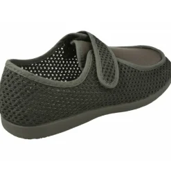 Garzon Zapatillas De Calle|Zapatilla Velcro De En Lona De Rejilla Transpirable Con Pala De Licra Y Piso De Caucho