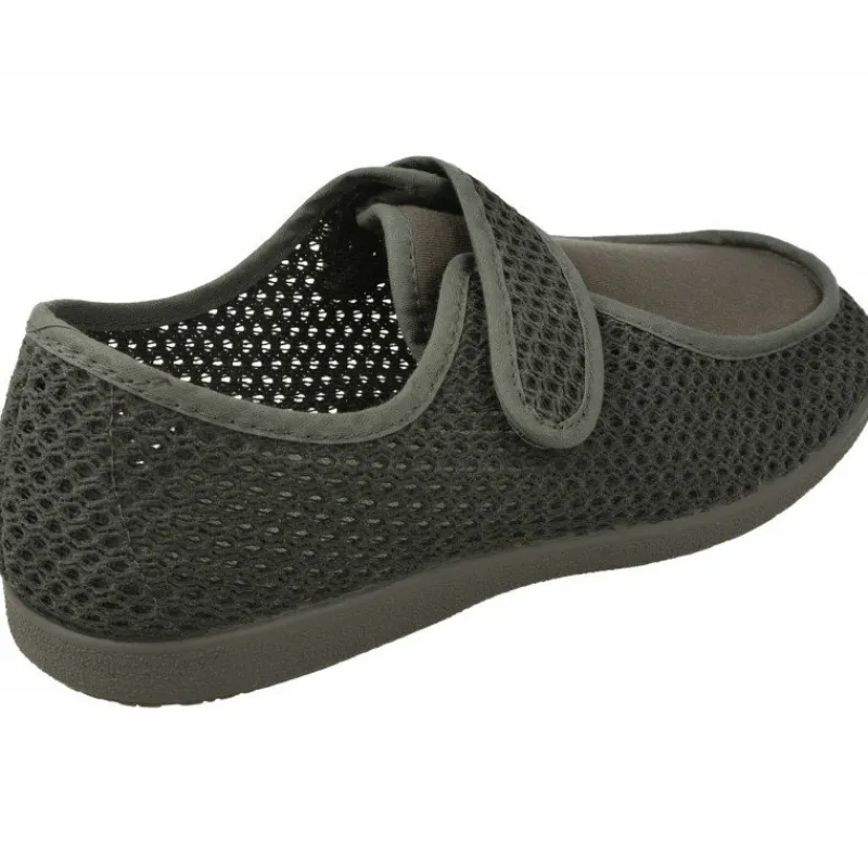 Garzon Zapatillas De Calle|Zapatilla Velcro De En Lona De Rejilla Transpirable Con Pala De Licra Y Piso De Caucho