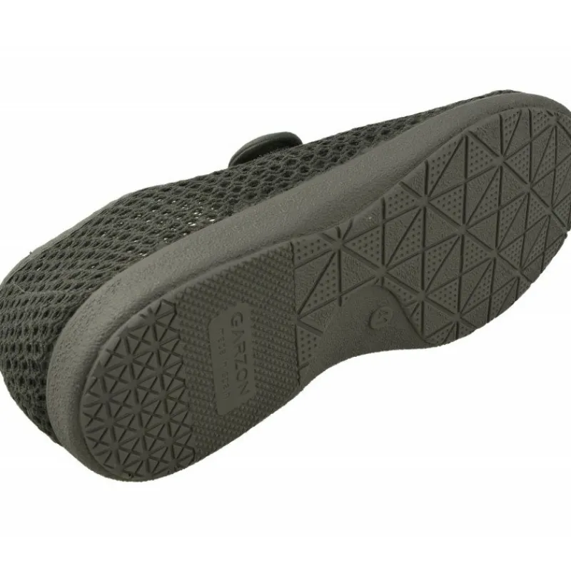 Garzon Zapatillas De Calle|Zapatilla Velcro De En Lona De Rejilla Transpirable Con Pala De Licra Y Piso De Caucho