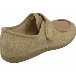 Garzon Zapatillas De Calle|Zapatilla Velcro De Lona Con Pala De Lycra Y Piso De Caucho De Ancho Especial