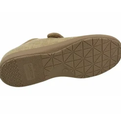 Garzon Zapatillas De Calle|Zapatilla Velcro De Lona Con Pala De Lycra Y Piso De Caucho De Ancho Especial