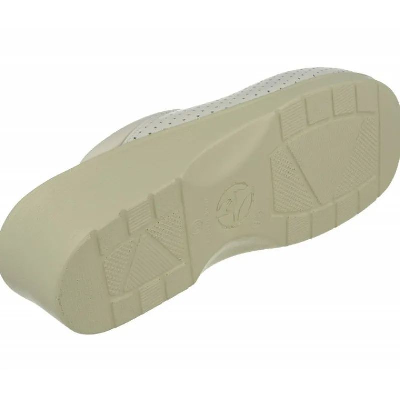 Drucker Calzapedic Zuecos|Zueco De Drucker Con Cuna De Poliuretano Anatomico De Horma De Ancho Especial Blanco
